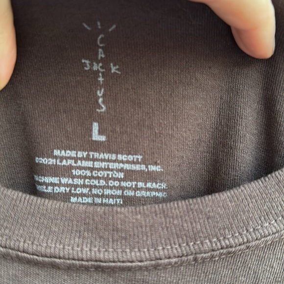 Travis Scott Cactus Jack for Fragment Icons Tee Size Large - Picture 4 of 5
